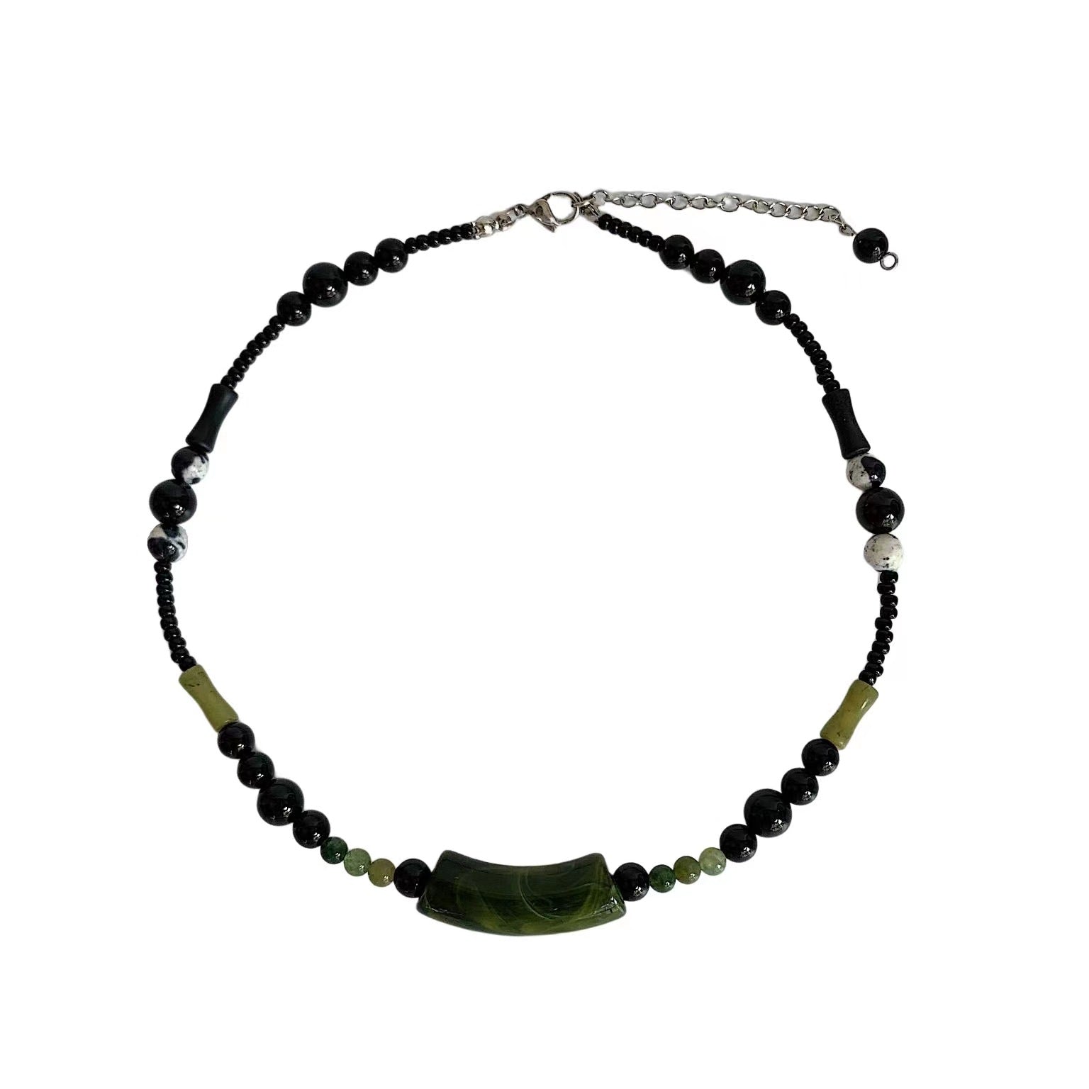 Nuevo collar de piedra natural de estilo nacional chino al por mayor